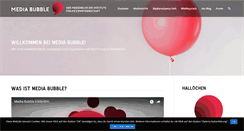 Desktop Screenshot of media-bubble.de