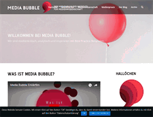 Tablet Screenshot of media-bubble.de
